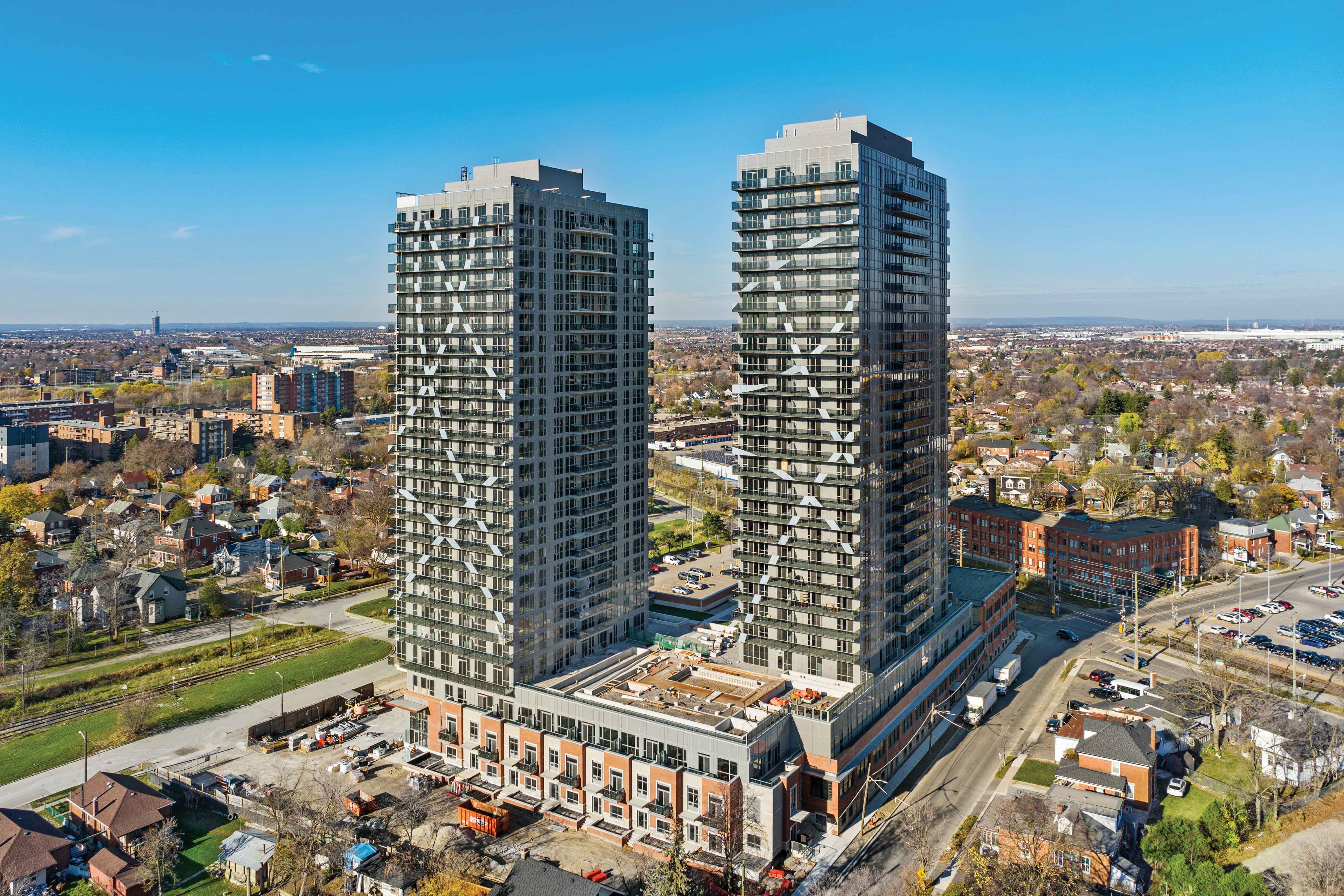 Tower 1 and Tower 2 at 45 Railroad St Apartments