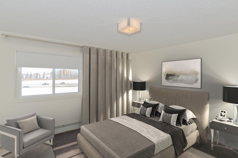 2 Bedroom Bi-Level Premium at Lakeview Apartments